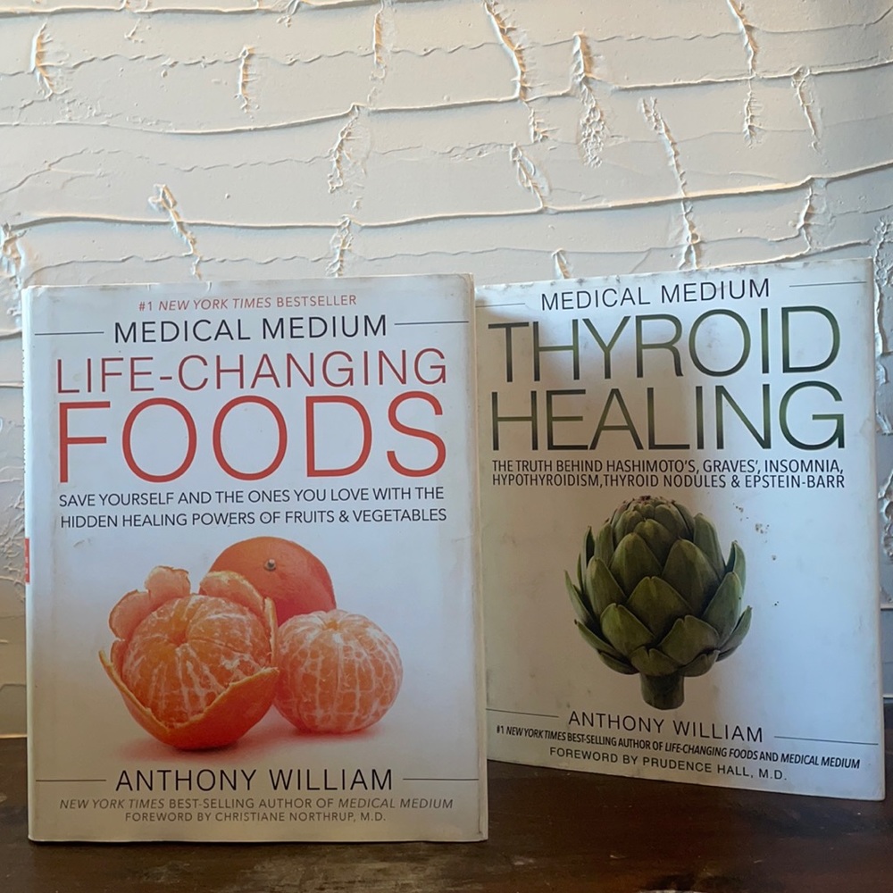 Two Medical Mediums Books Life Changing Foods Thyroid Healing Anthony William
